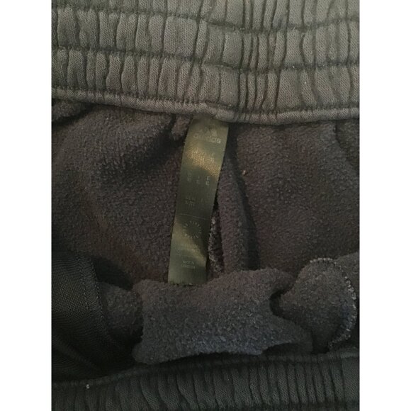 ADIDAS- MENS NAVY ELASIC WAIST TAPPER CUFF LEG SIDE POCKETS SWEATPANT SIZE LARGE - Picture 4 of 6